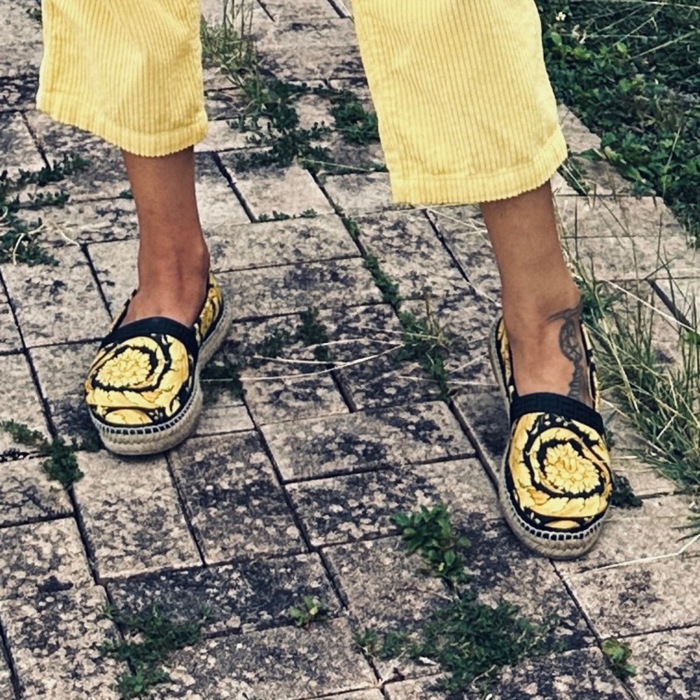 Versace Espadrilles loafers!